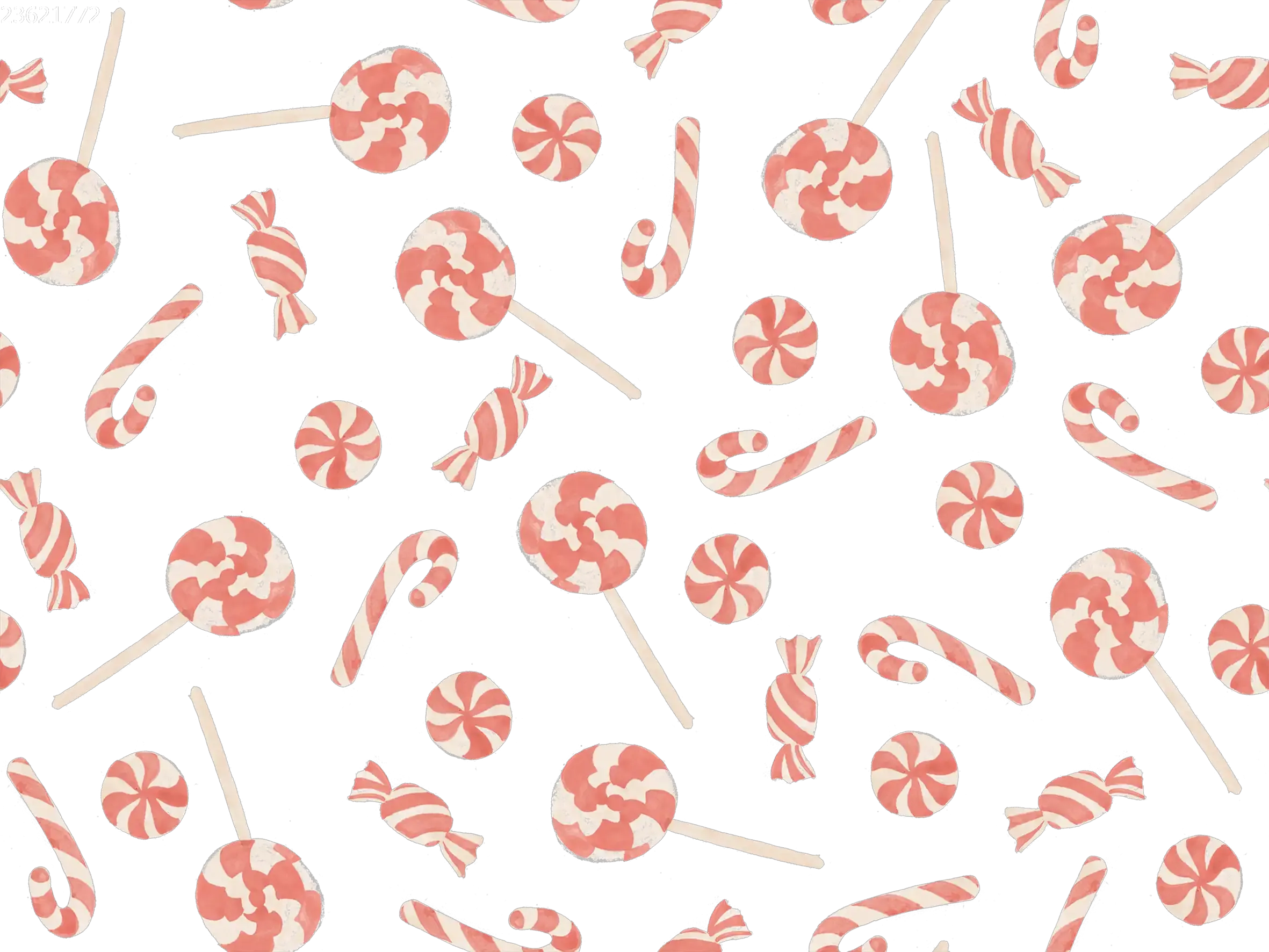 Christmas Candy Off White