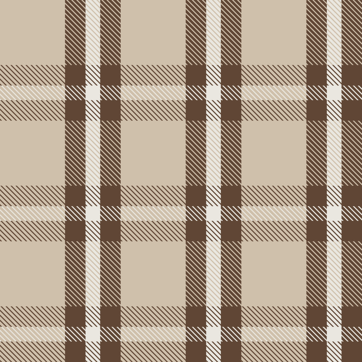 Tartan – Beige Brown - Family Fabrics B.V.