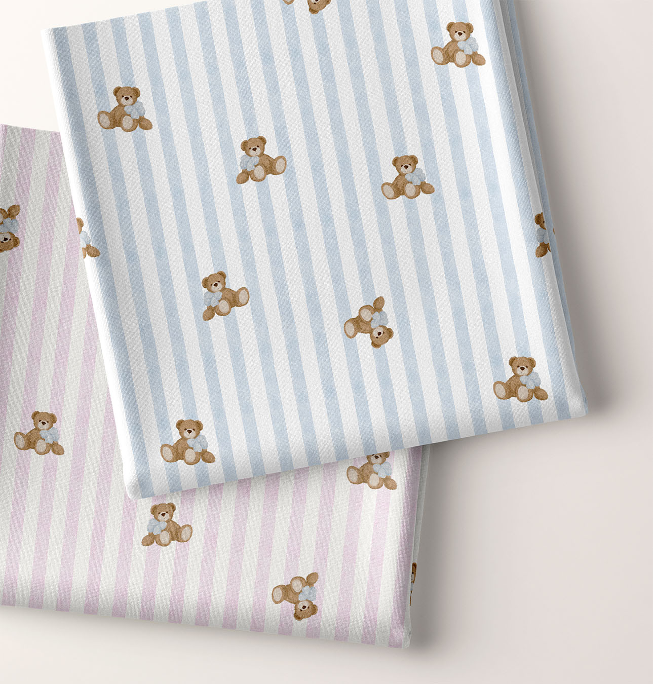 BearCharm Stripes Blue - Family Fabrics B.V.