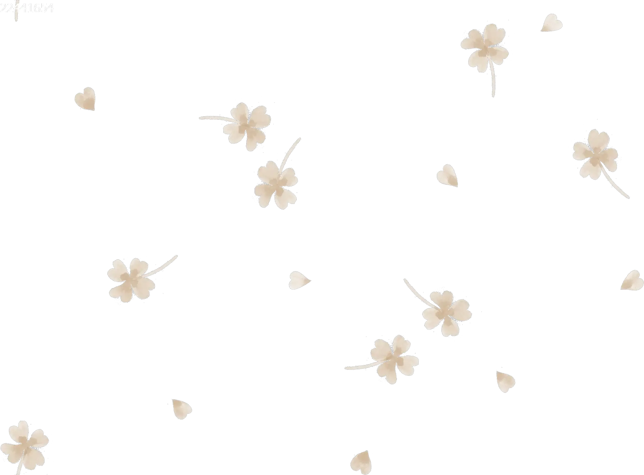 Four Leaf Clover Sand - Family Fabrics B.V.