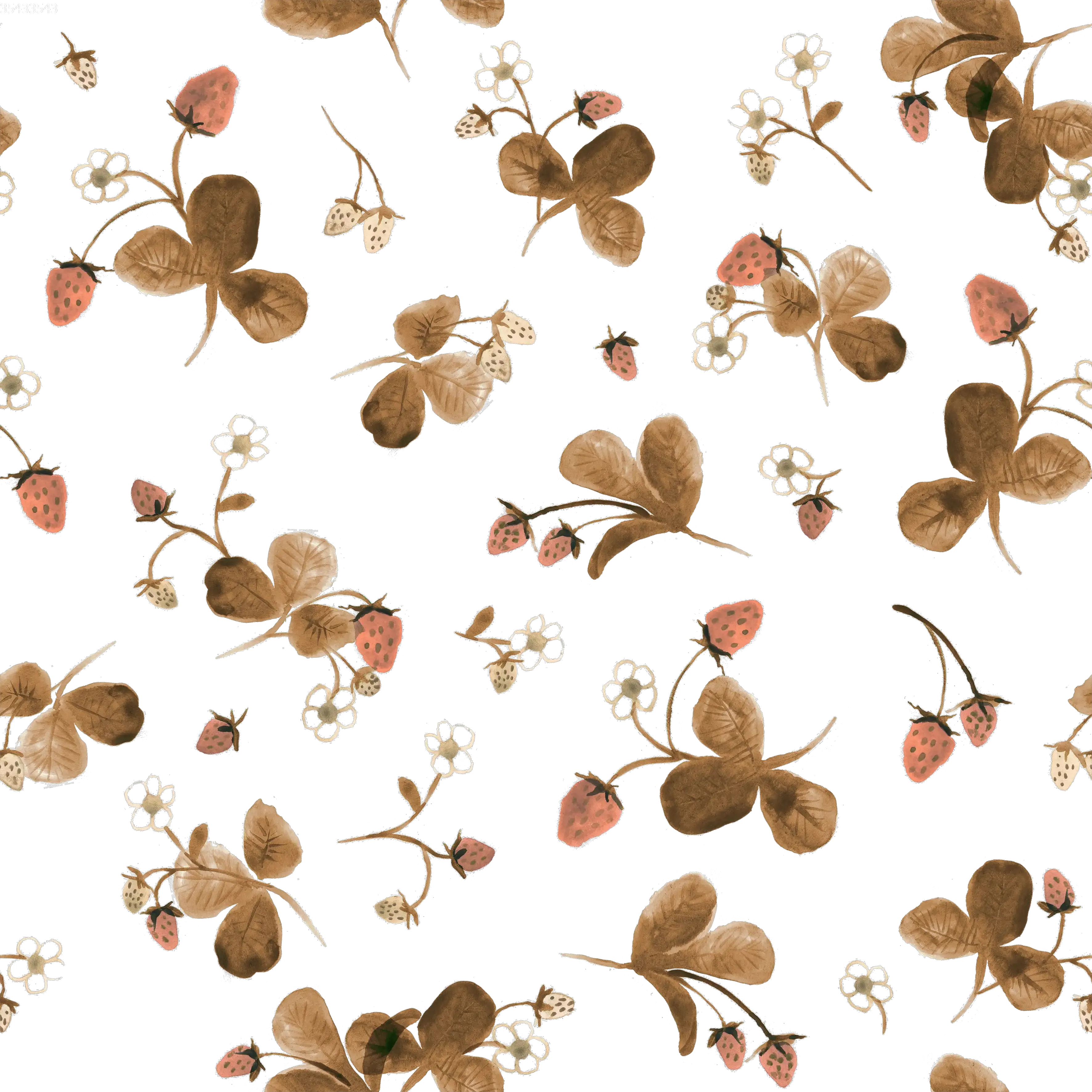 Red Strawberries - Family Fabrics B.V.