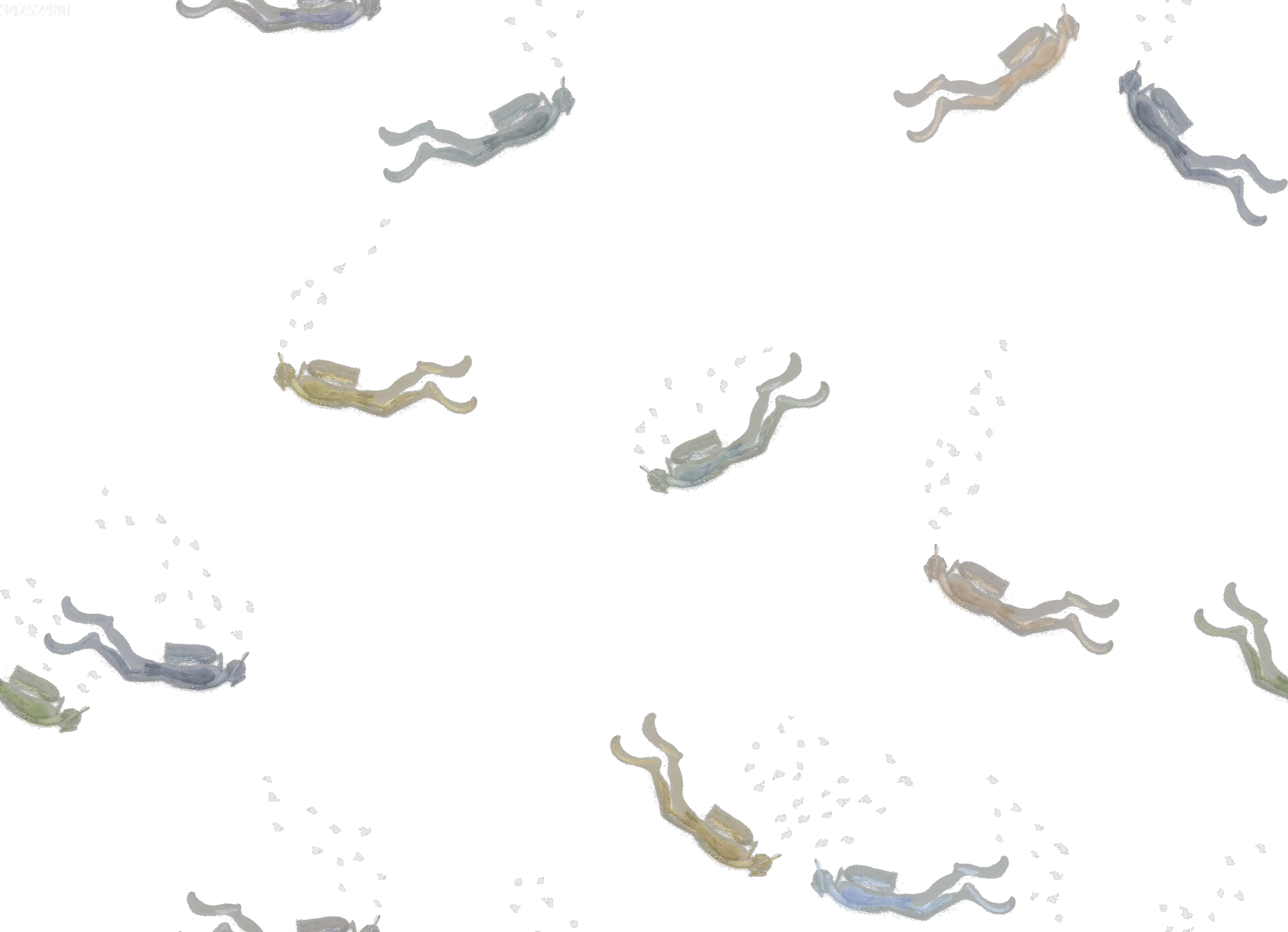 Scuba Diver Off White - Family Fabrics B.V.