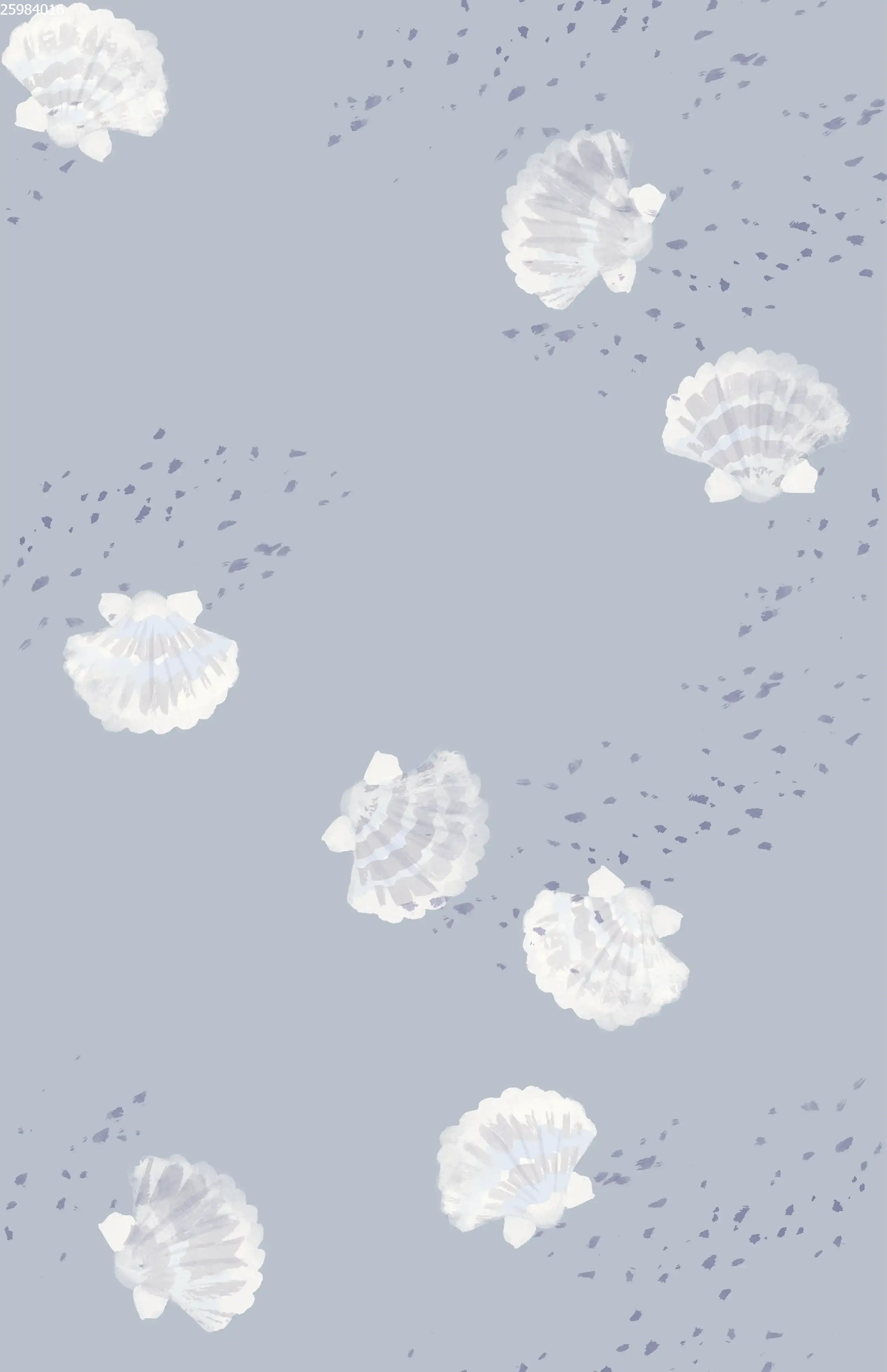 Shells Blue - Family Fabrics B.V.