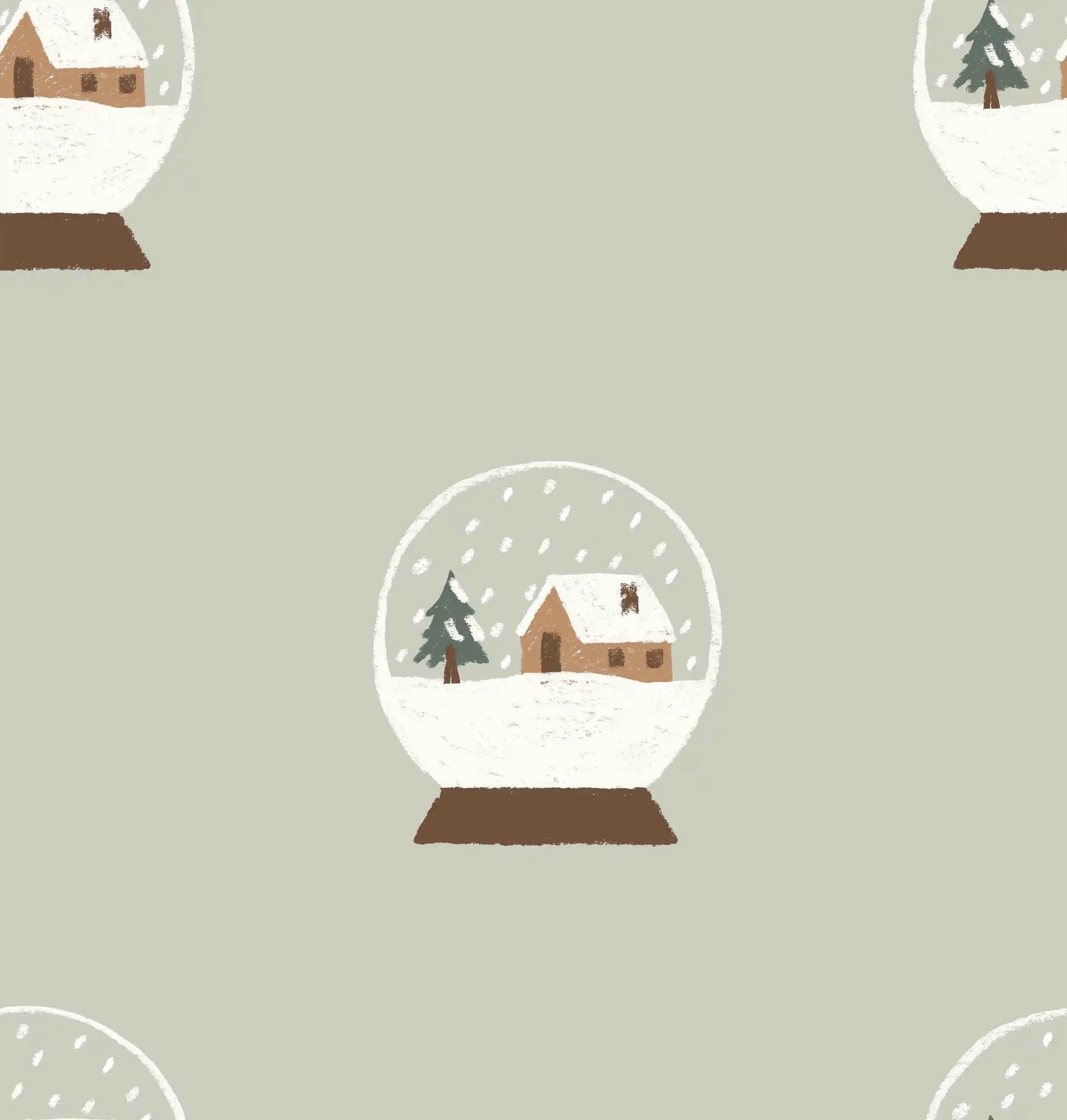 Snowglobe Green - Family Fabrics B.V.