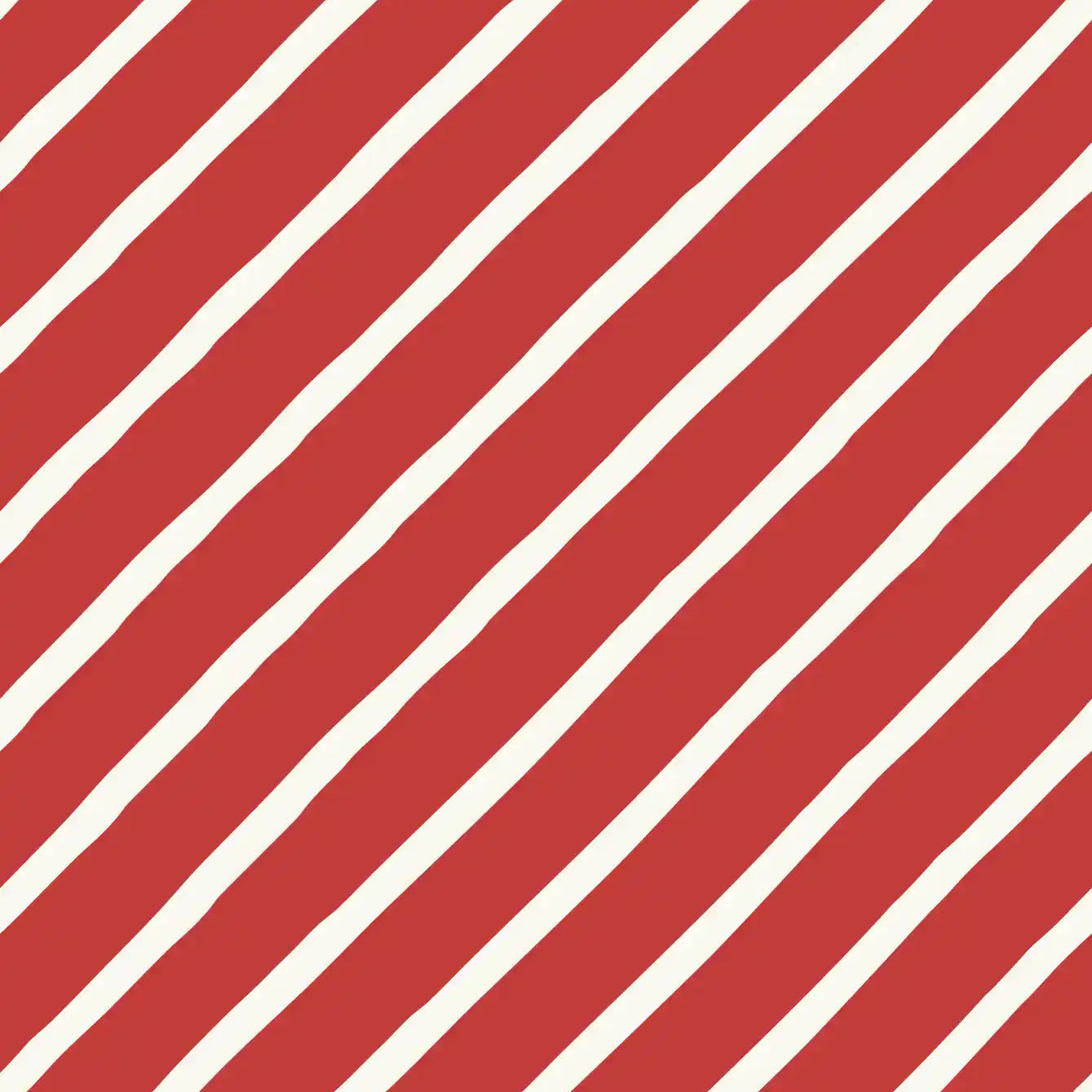 Candy Diagonal Stripe Red - Family Fabrics B.V.