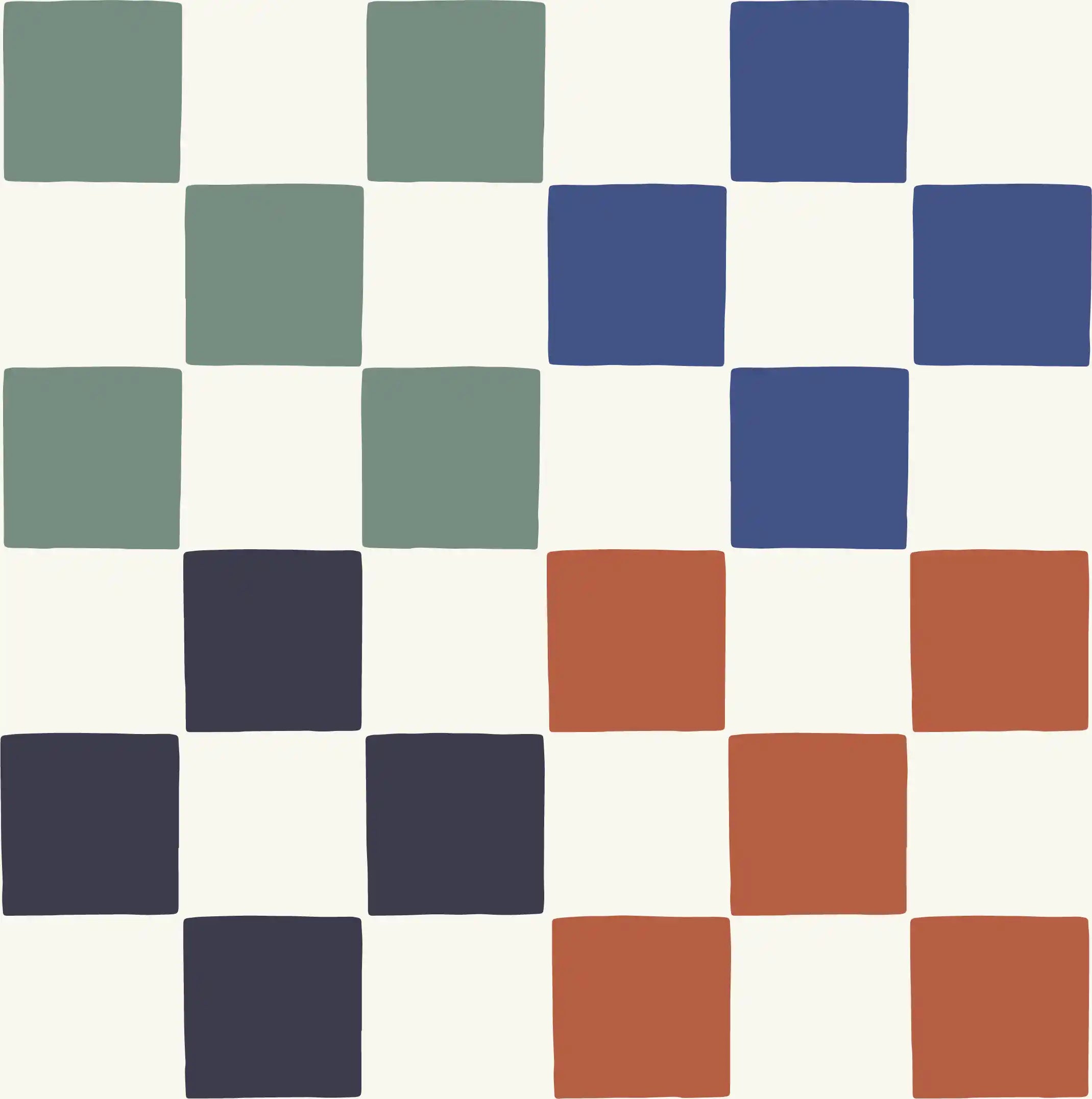 Check Me Out Navy Blue - Family Fabrics B.V.