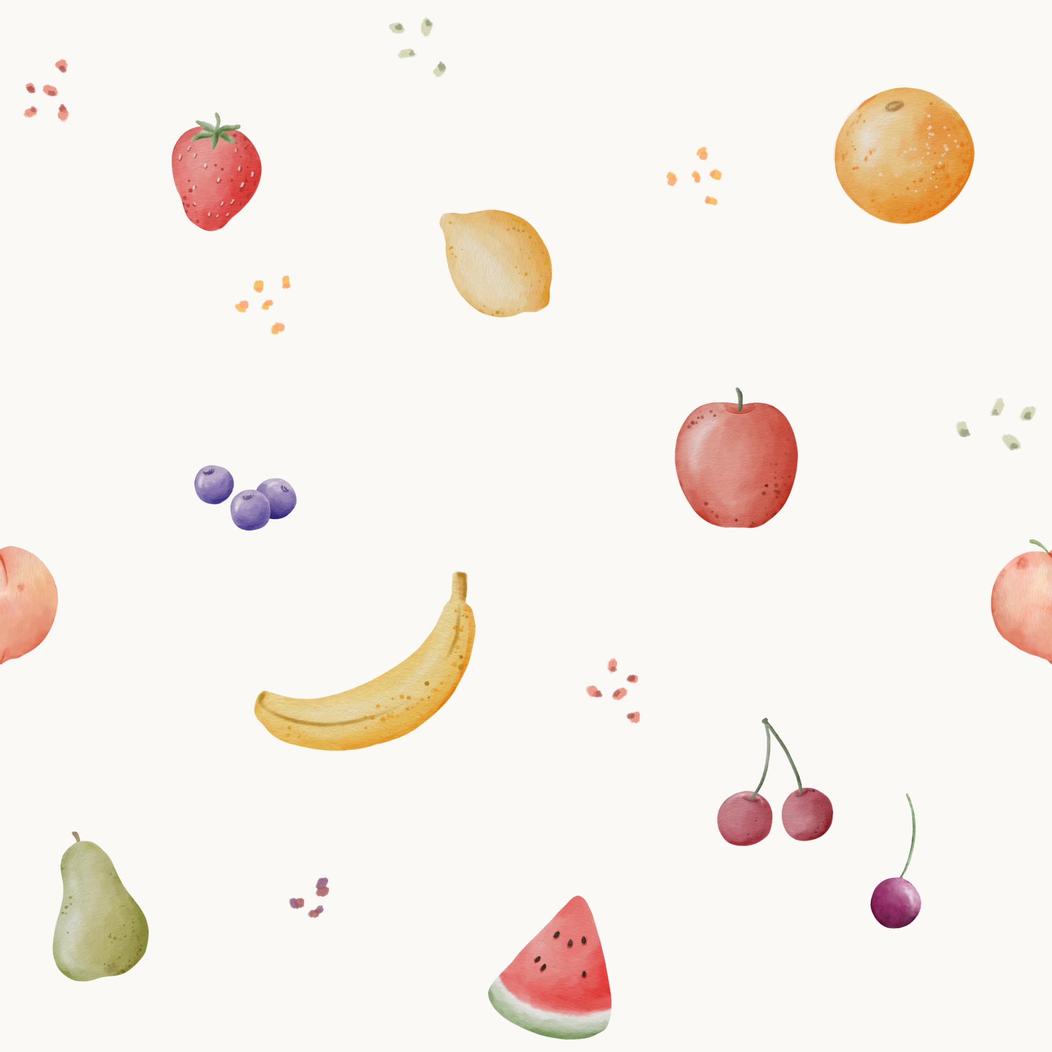 Fruits Offwhite - Family Fabrics B.V.
