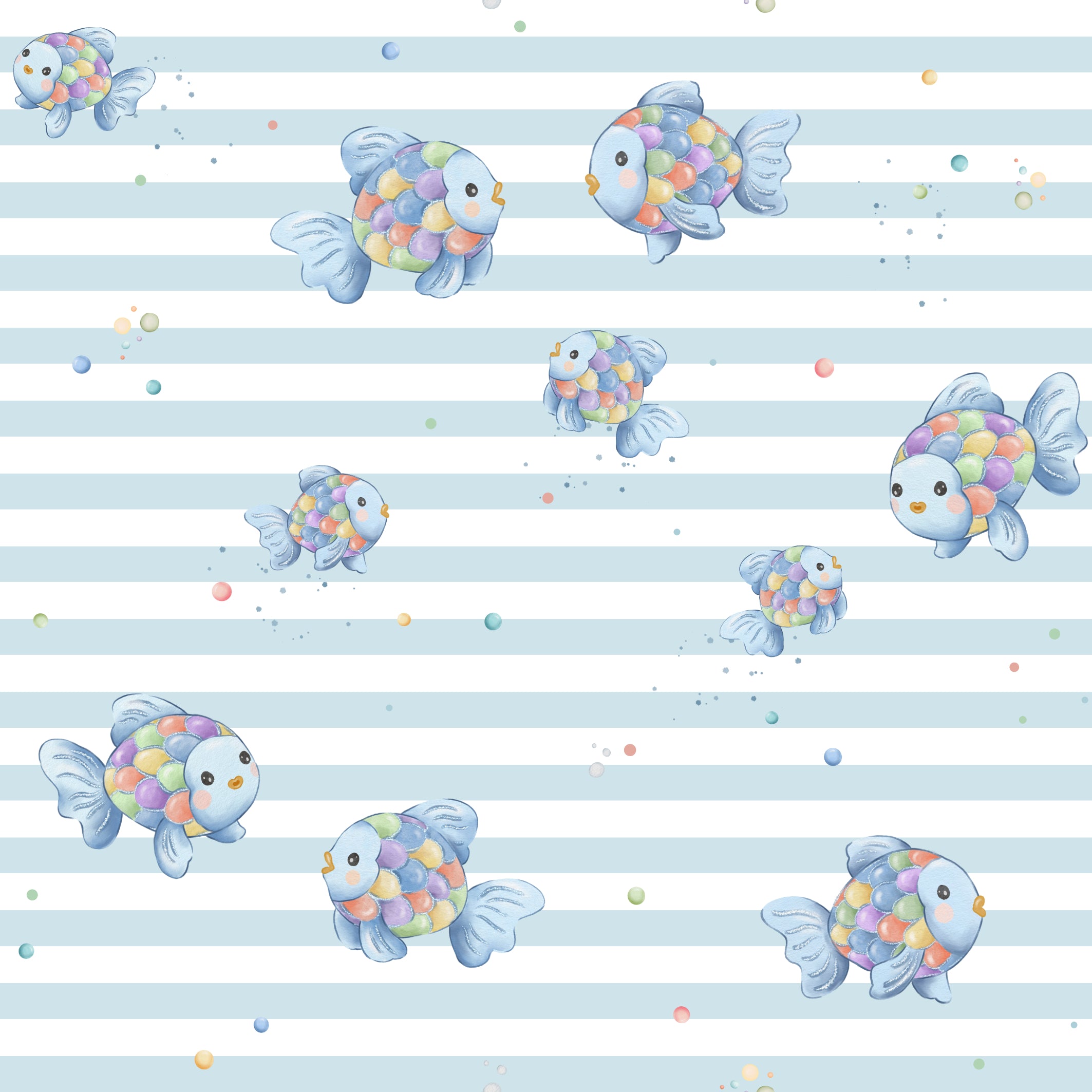 SparklingFish-SkyStripes - Family Fabrics B.V.