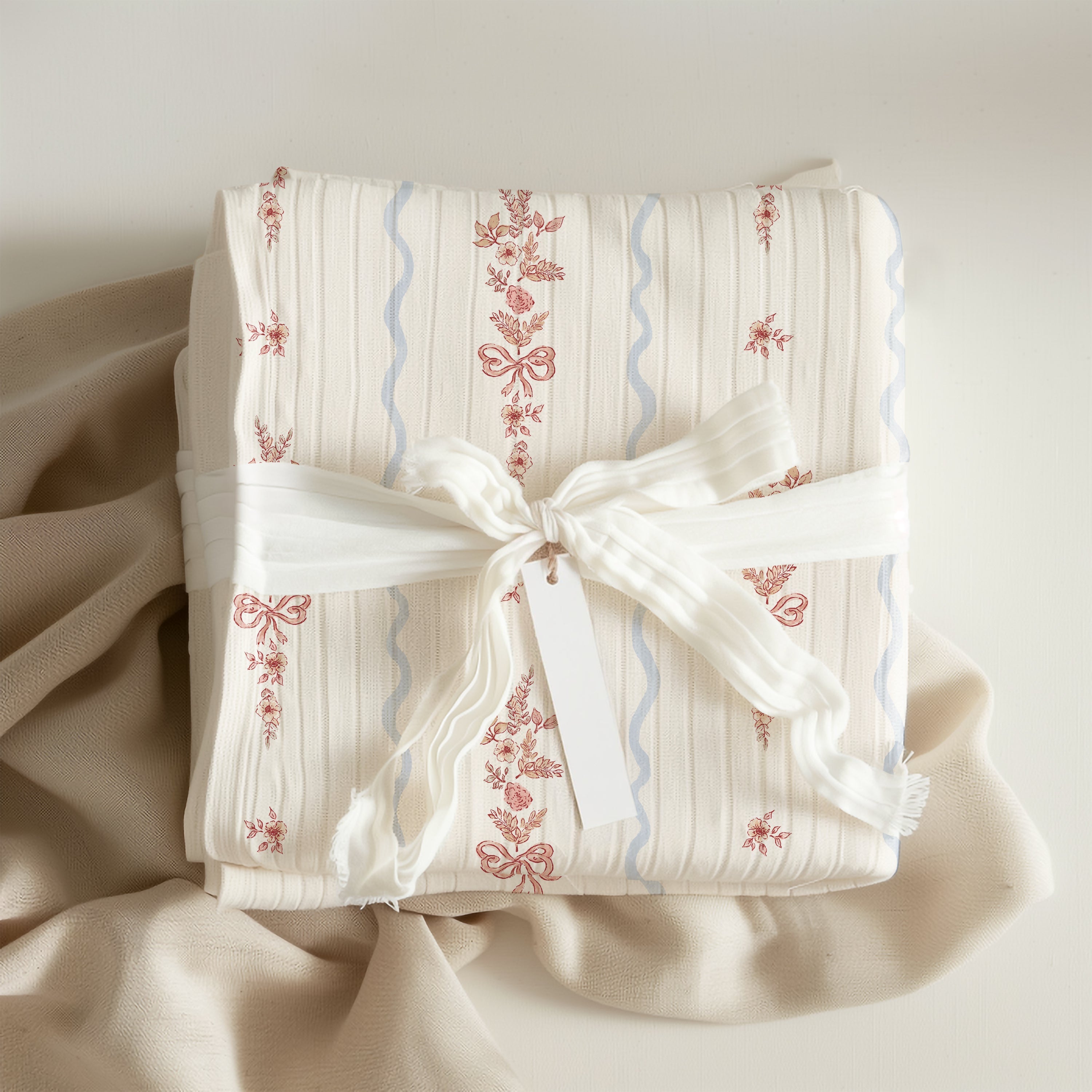 loral print fabrics collection by Family Fabrics – delicate and bold flower designs on jersey, rib, waffle and poplin fabrics