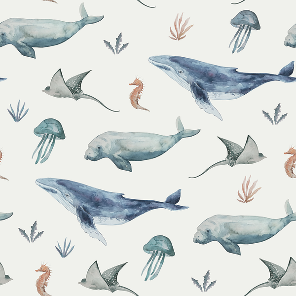 Deep Sea Life Towel — design