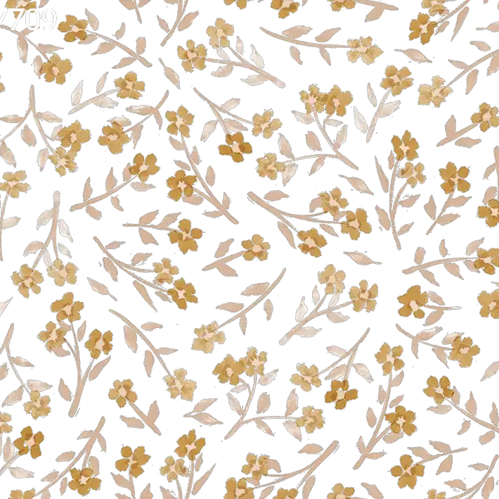 Tiny Floral Gold