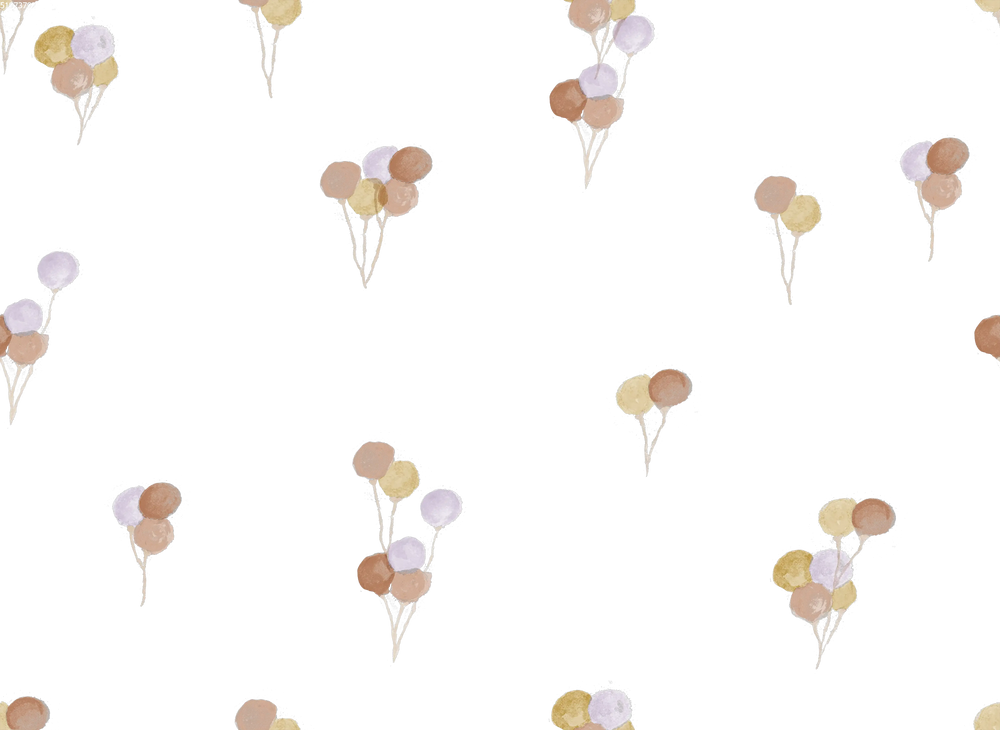 Balloons Offwhite peach