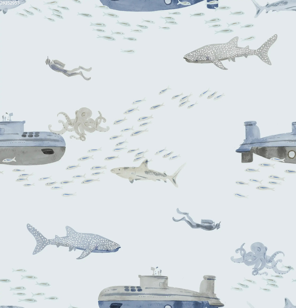 Deep Sea Diving Blue