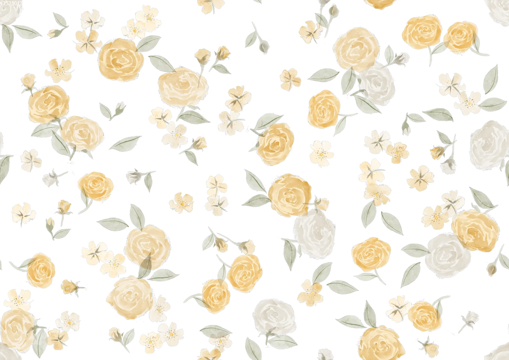 Summer Rose Yellow Off White