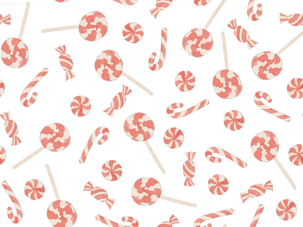 Christmas Candy Off White