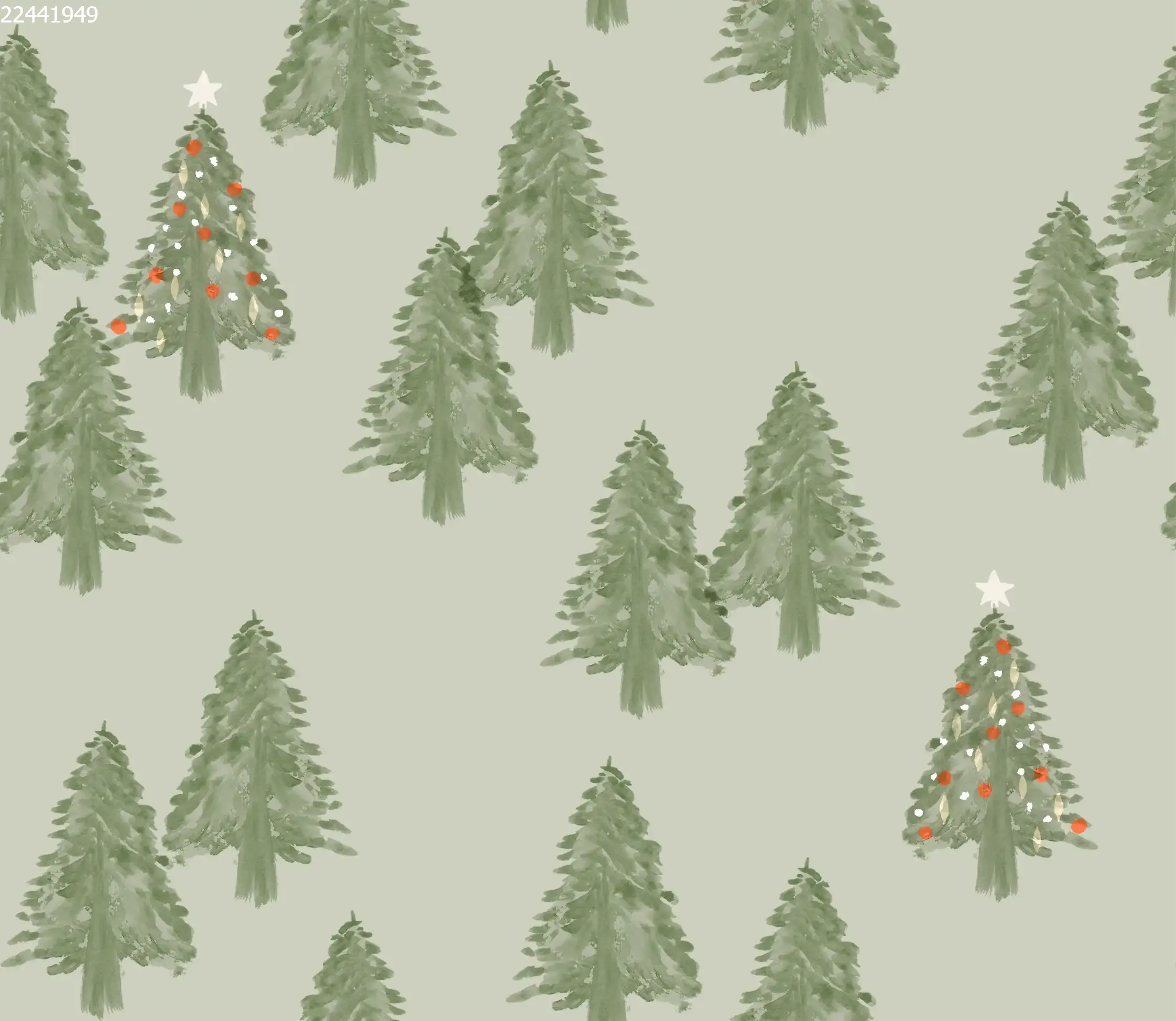 Christmas Trees Green