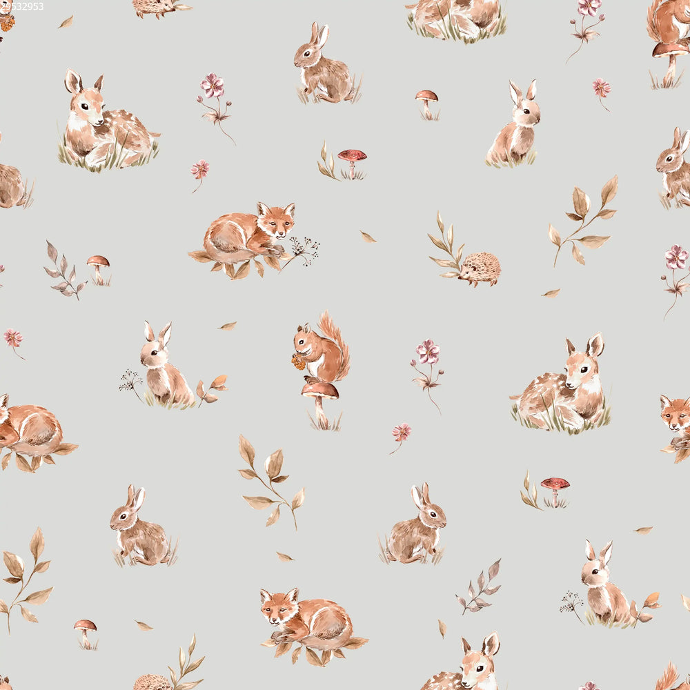 Winter Animals Green