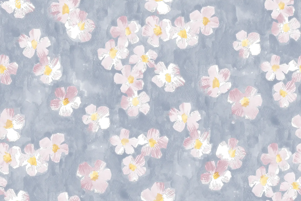 Bold Floral Blue Small