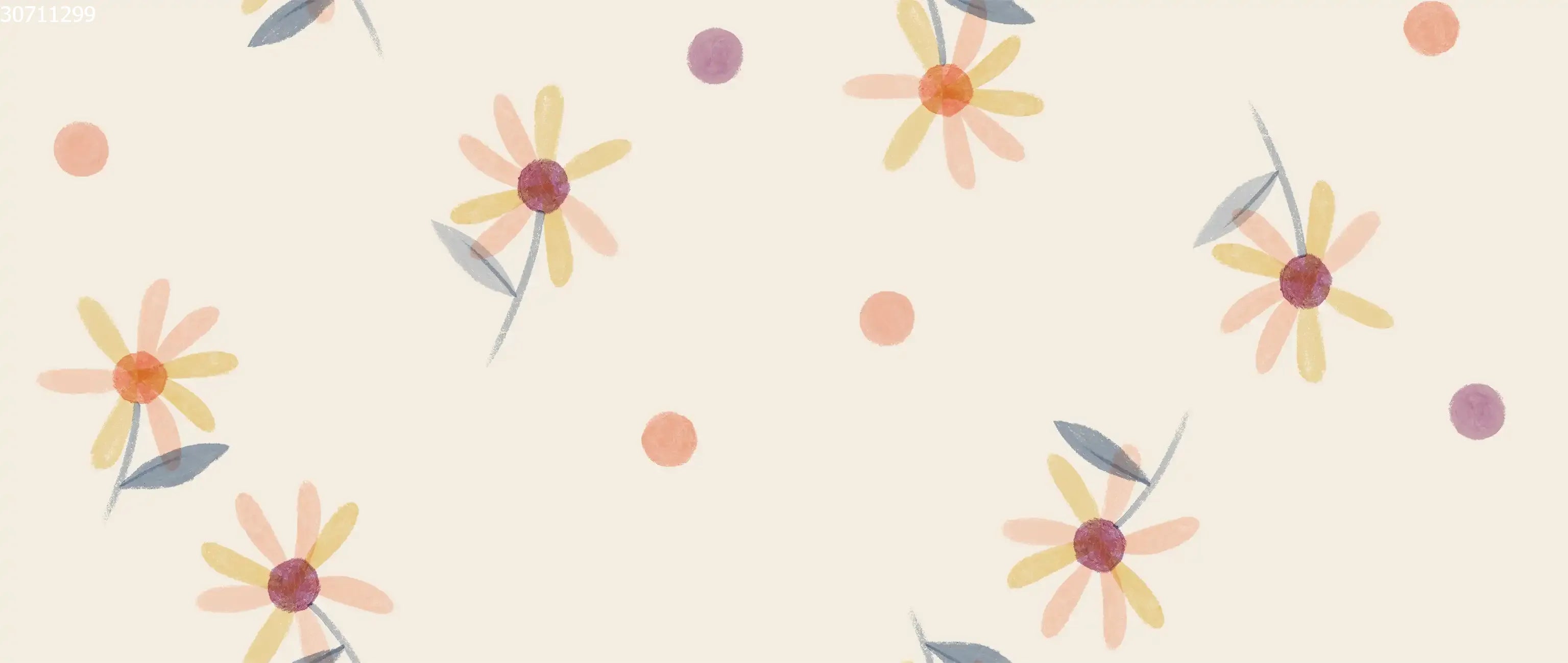 Crayon Flower Multi Small