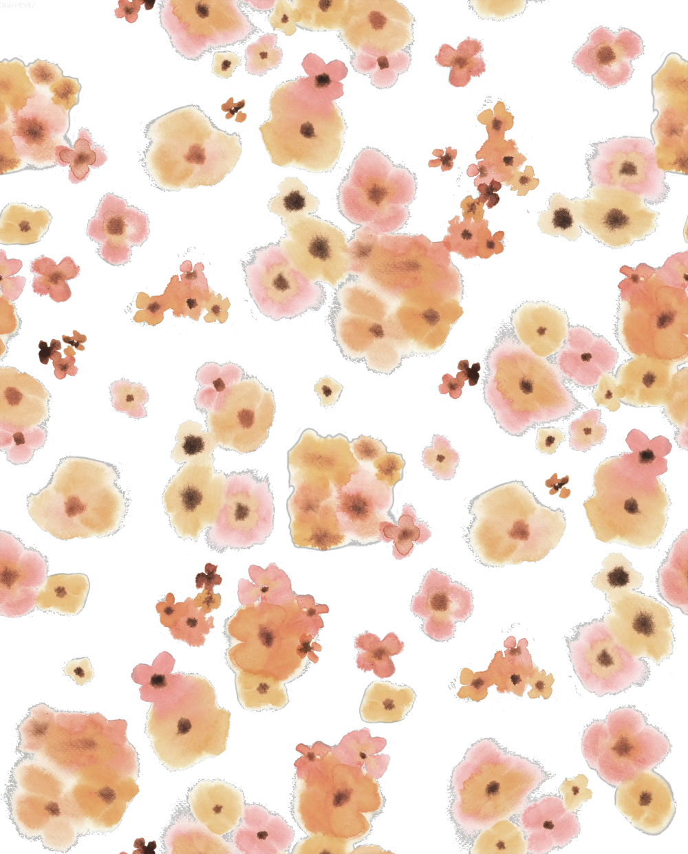 Melting Flower Off White Small