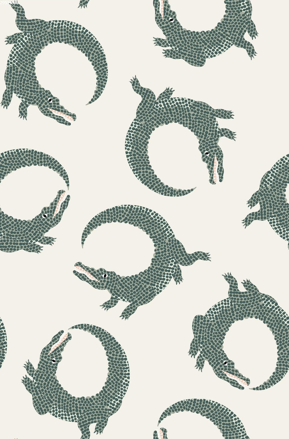 Crocodile Dots Sage