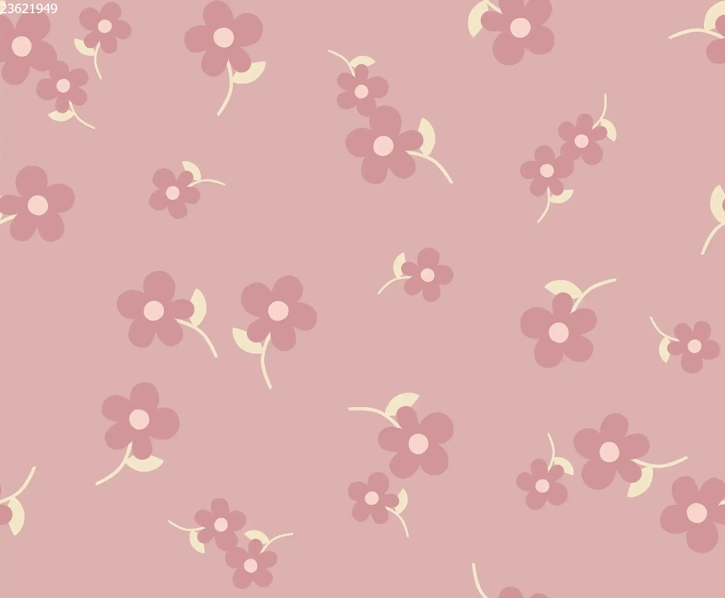 Bold Flower Ash Rose Small