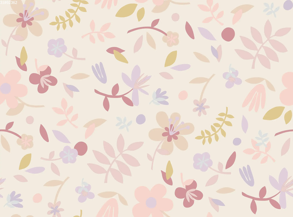 Collage Flower Beige Small