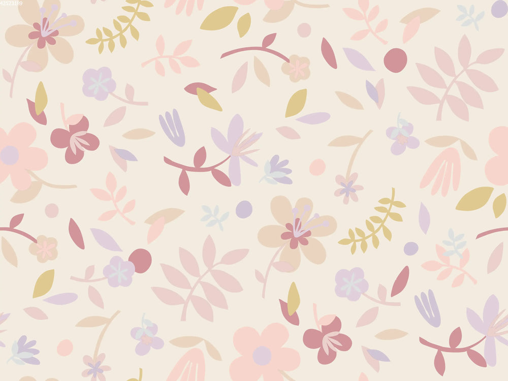 Collage Flower Beige Big