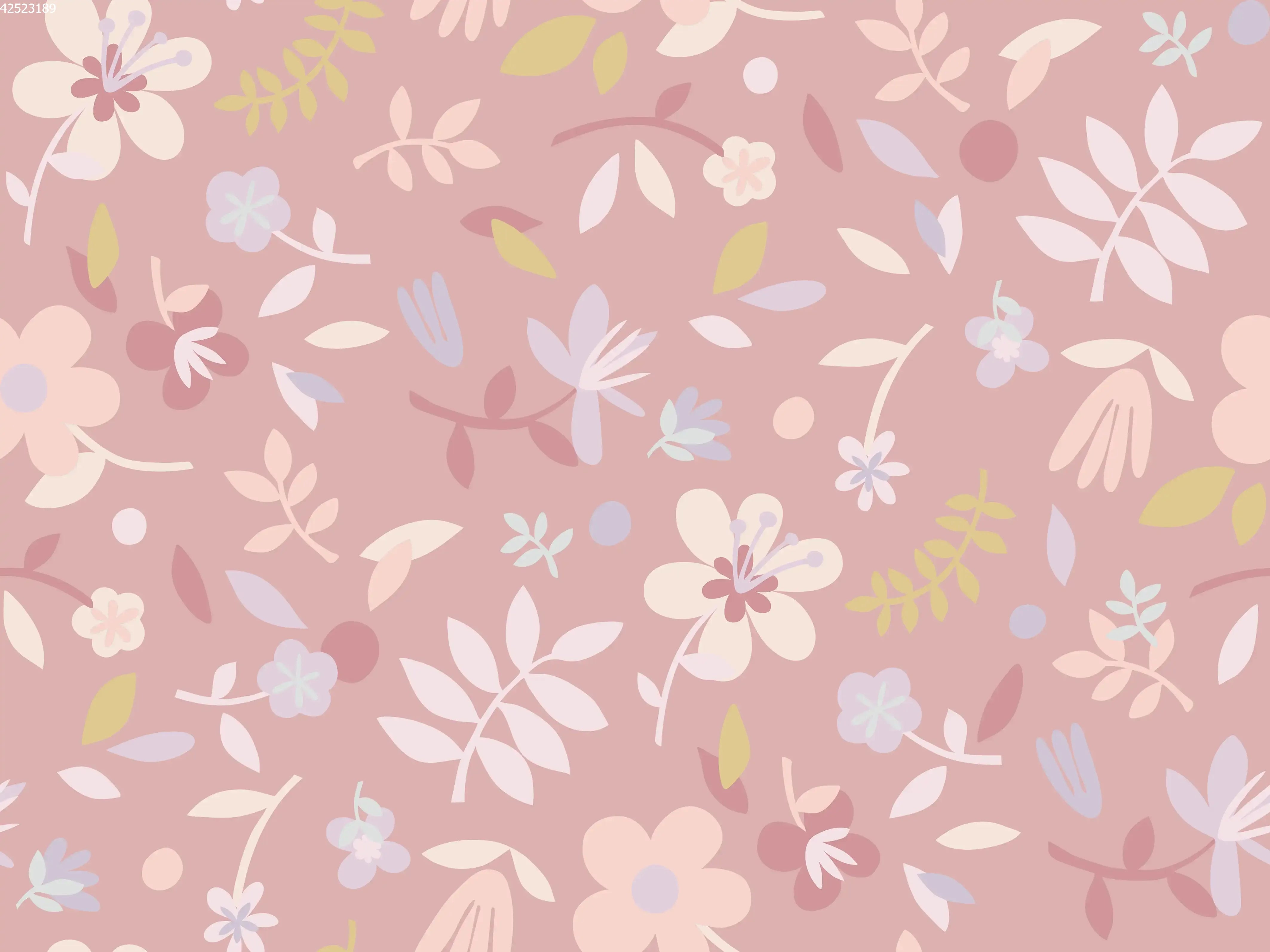 Collage Flower Ash Rose Big