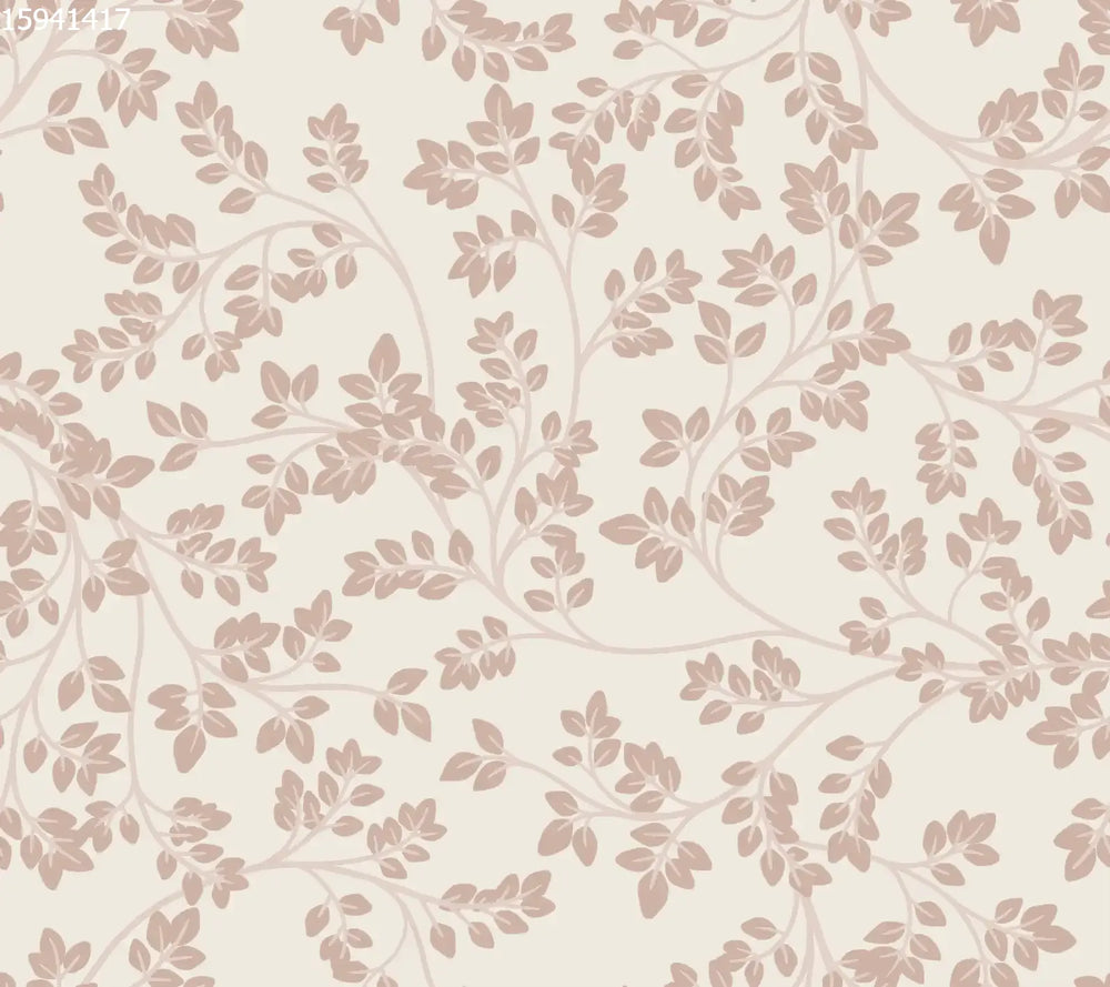 Chintz Leaves Light Beige