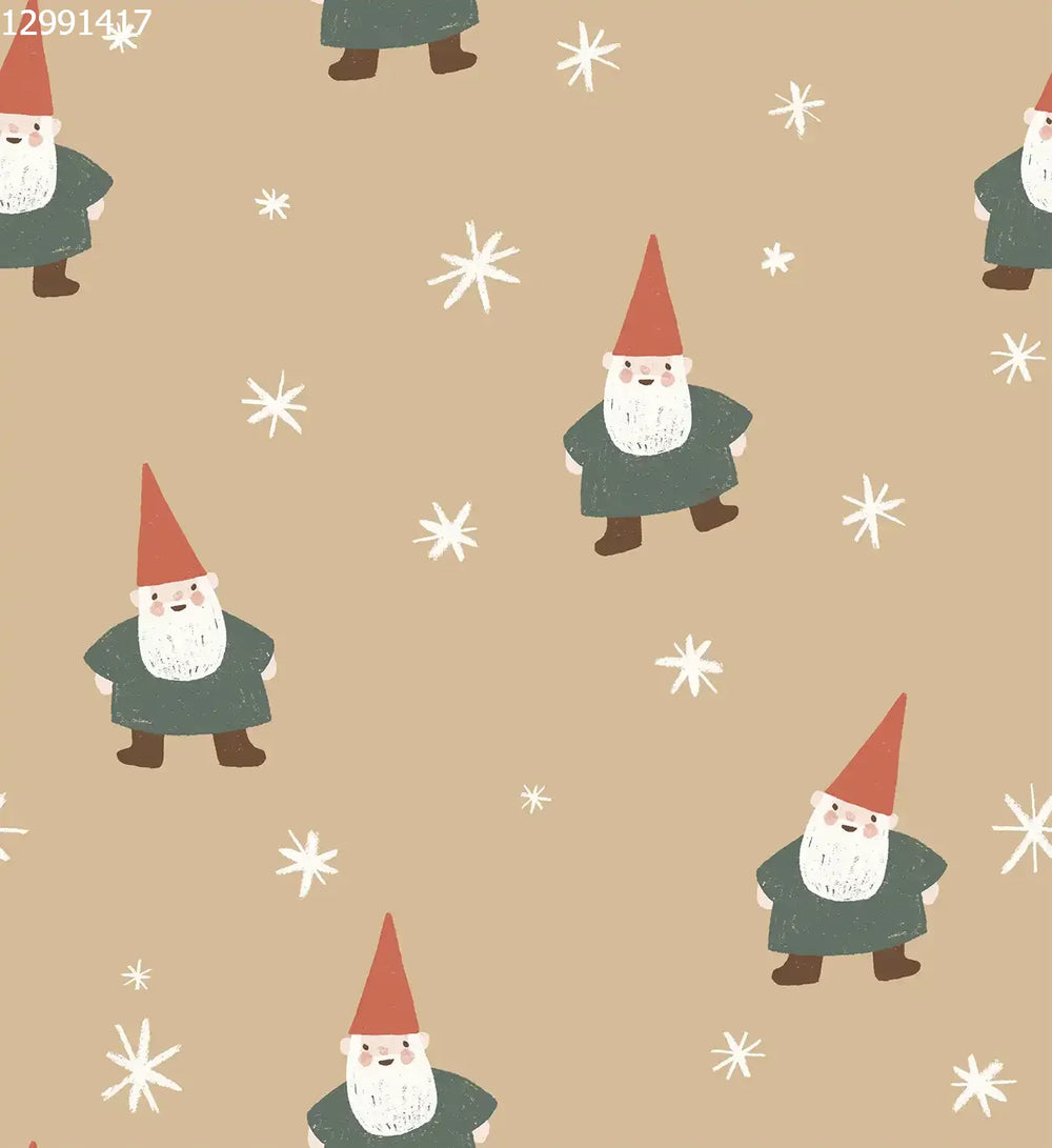 Christmas Gnome and Stars Small Toffee