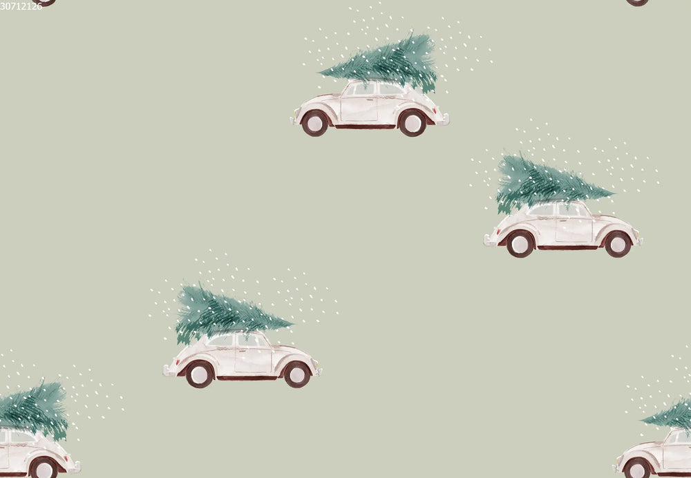 Christmas Tree Car Green