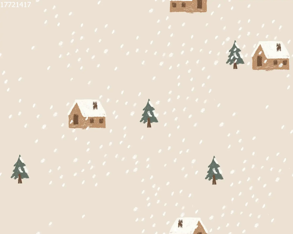 House in the Snow Dot Beige