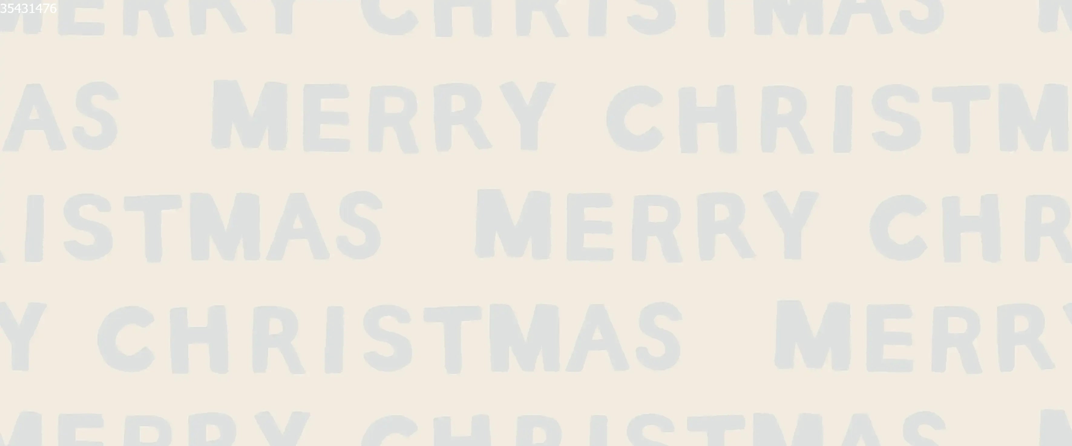 Merry Christmas Light Beige