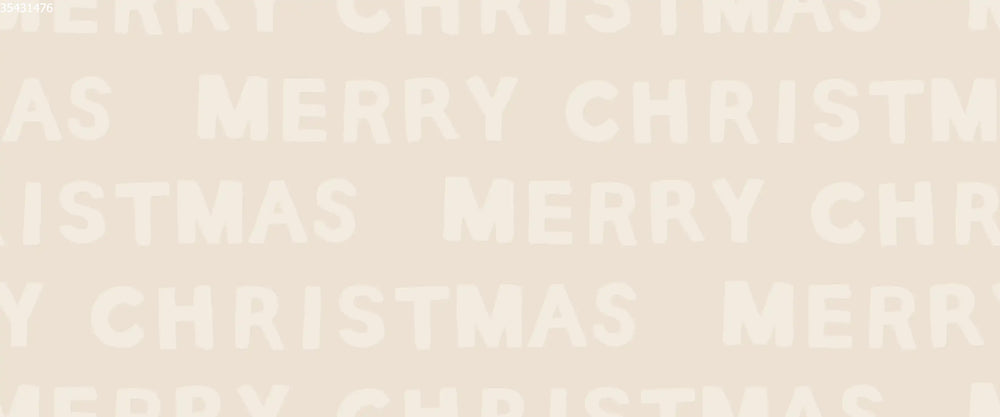 Merry Christmas Beige