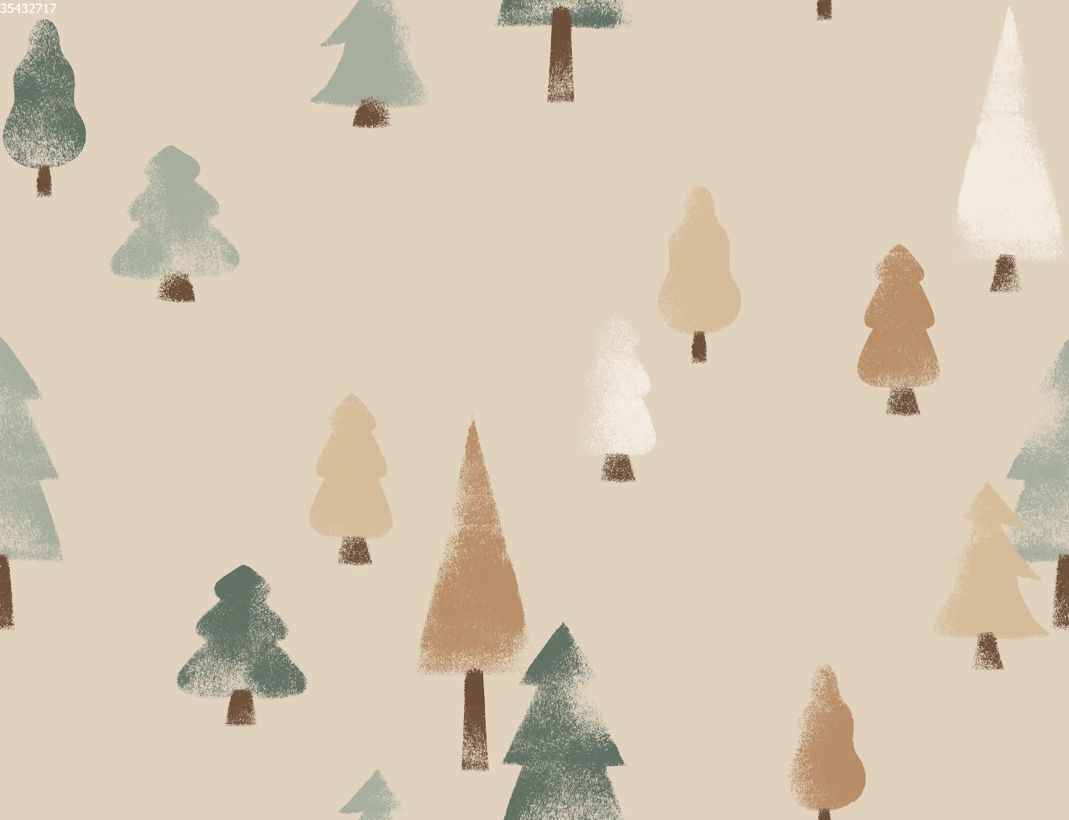 Winter Forest Green Beige