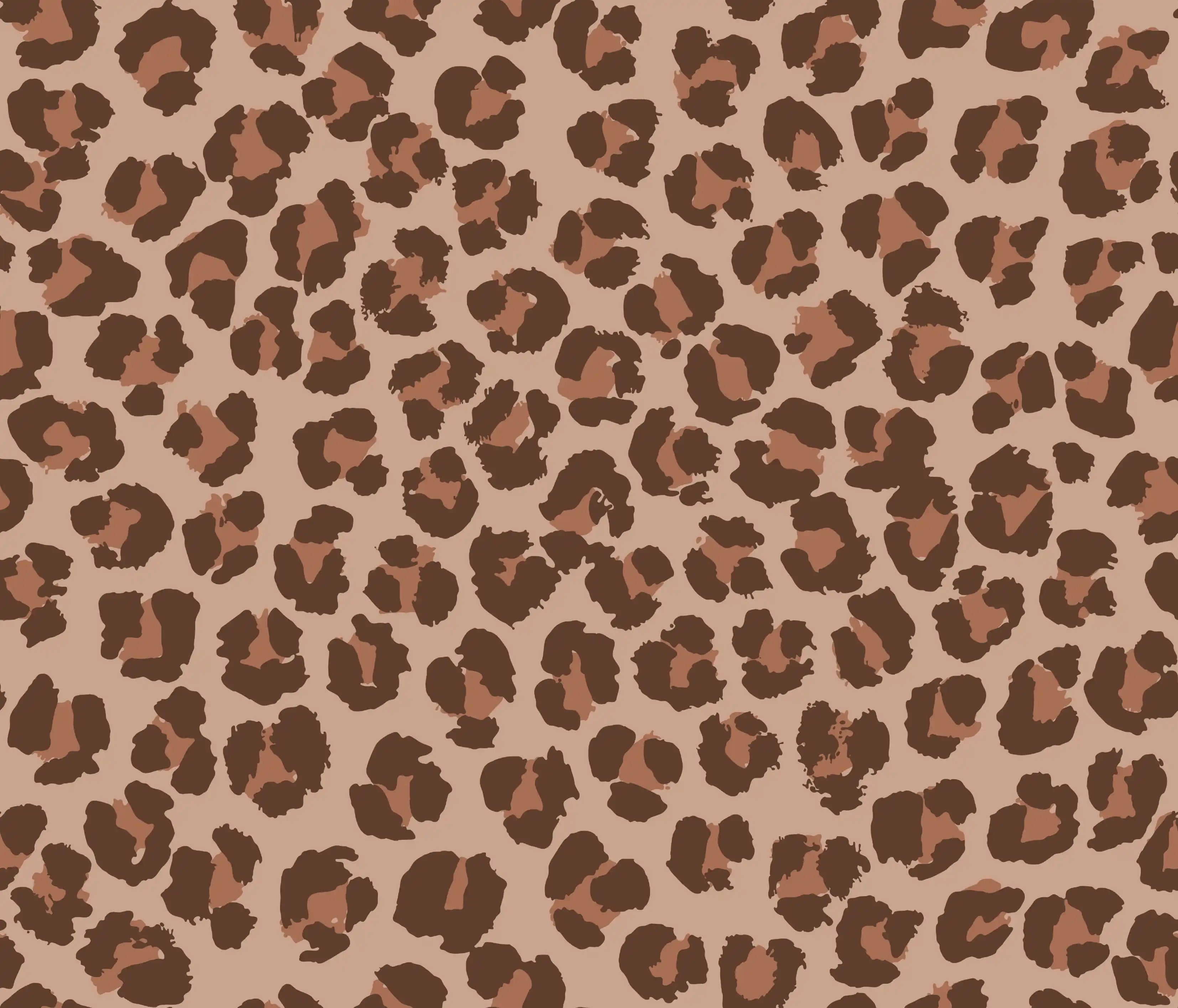 Leopard Spots Brown Medium