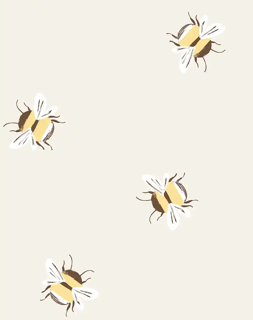 Buzzing Bees Ivory