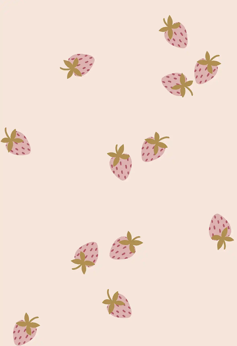 Strawberries Pink Small