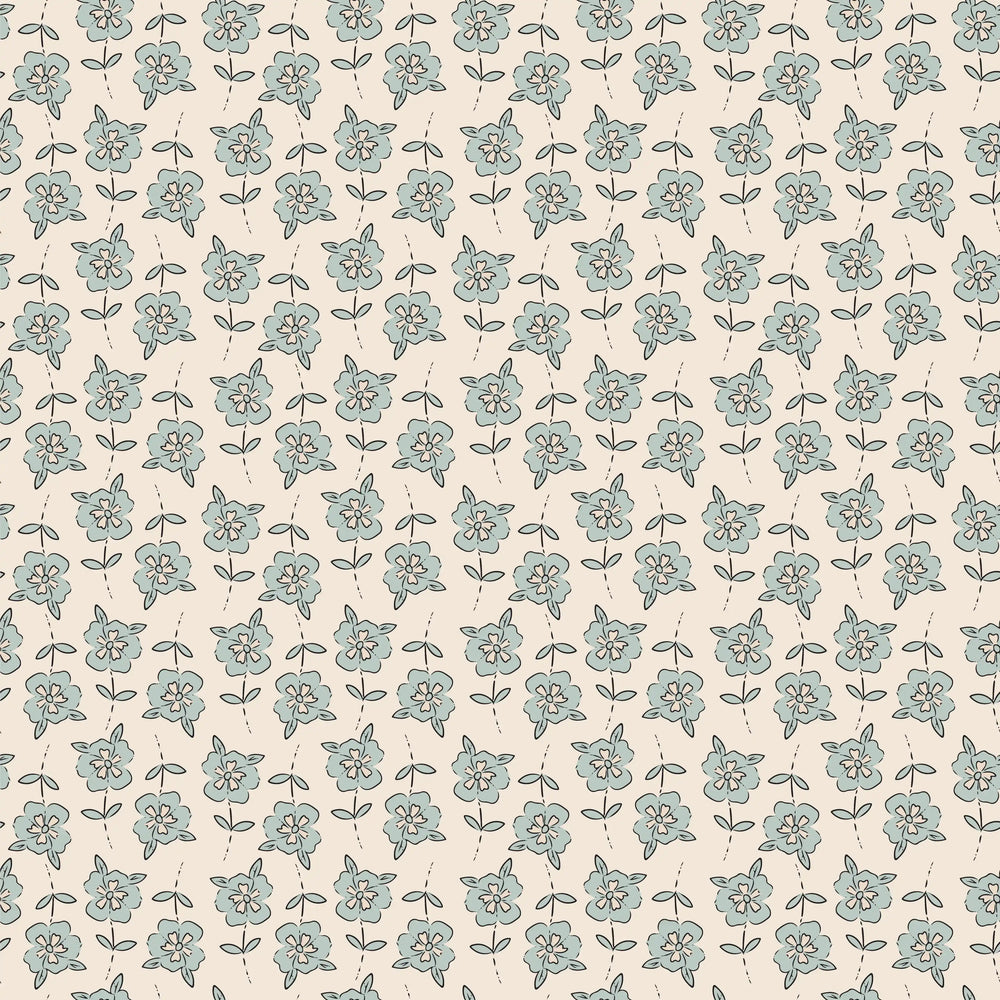 Turquoise Petite Petals