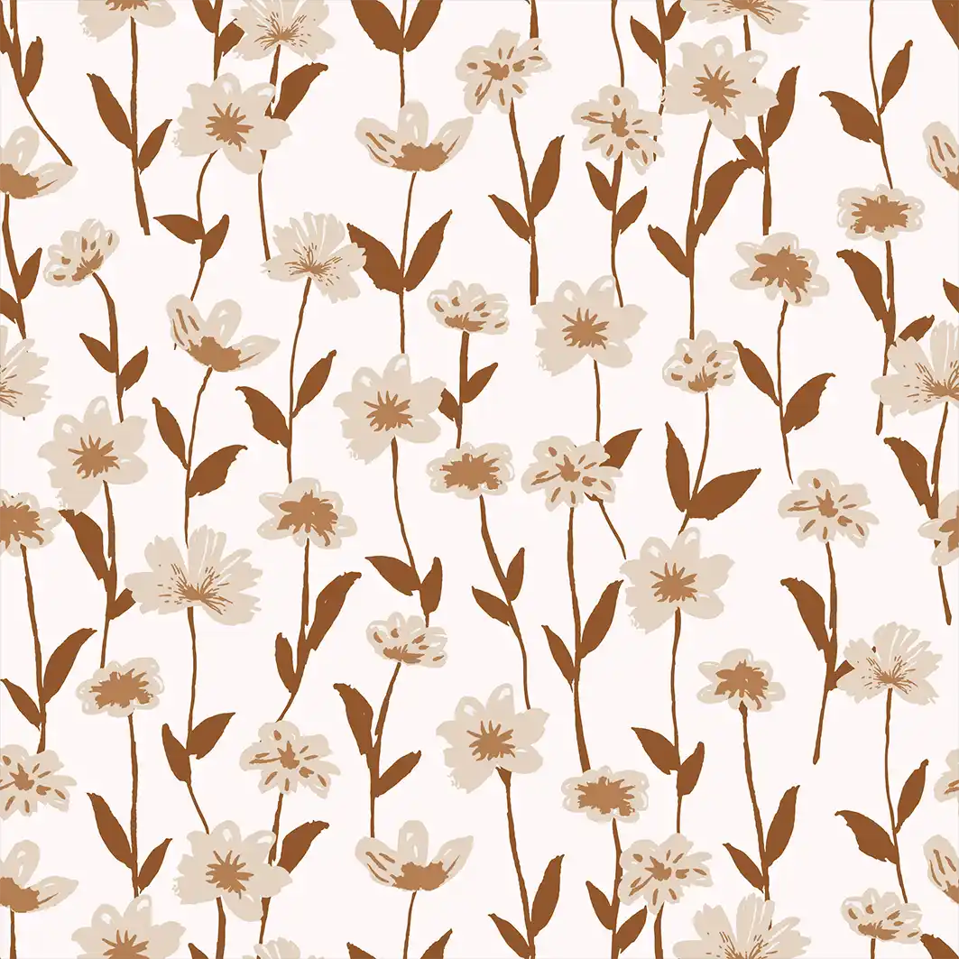 Vintage ditsy flower