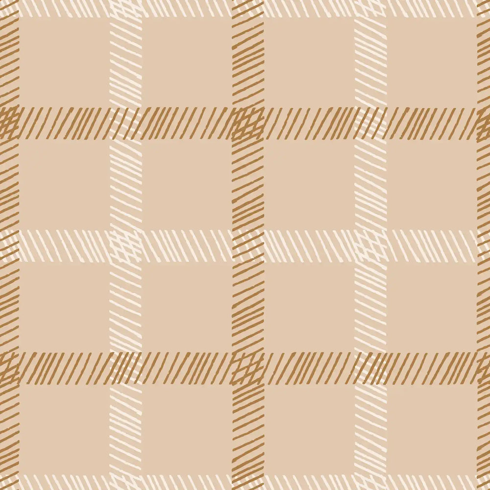 Tartan Big Cream & Ochre