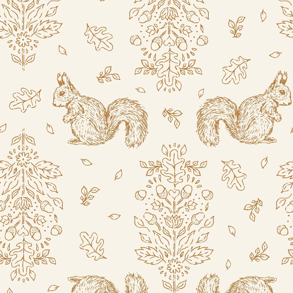 Floral Squirrel Ochre