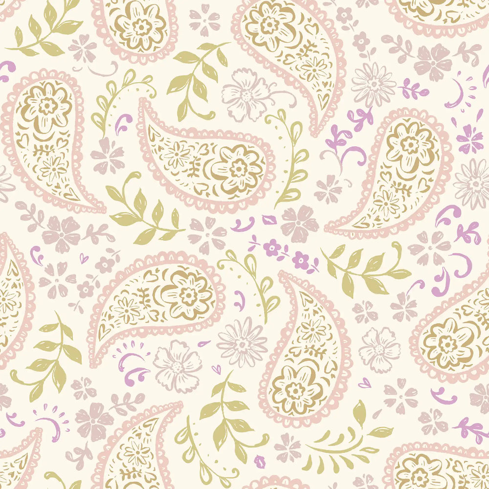 Paisley Pistache & Lila