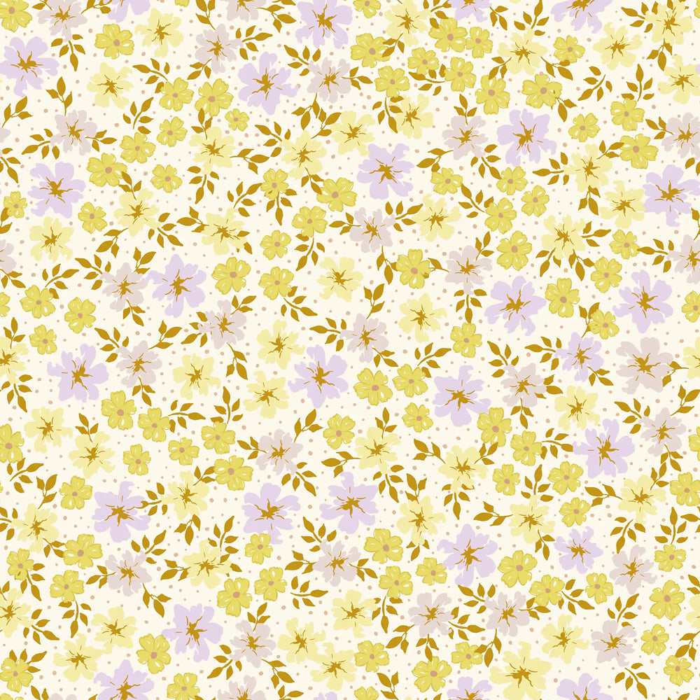 Suzanne Flowers Yellow & Llila