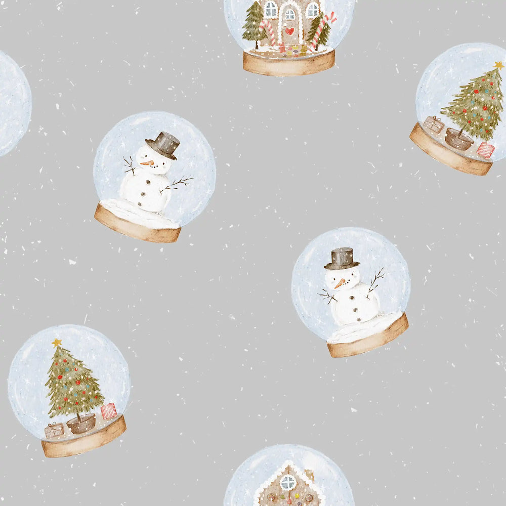 Snow Globe Grey Blue