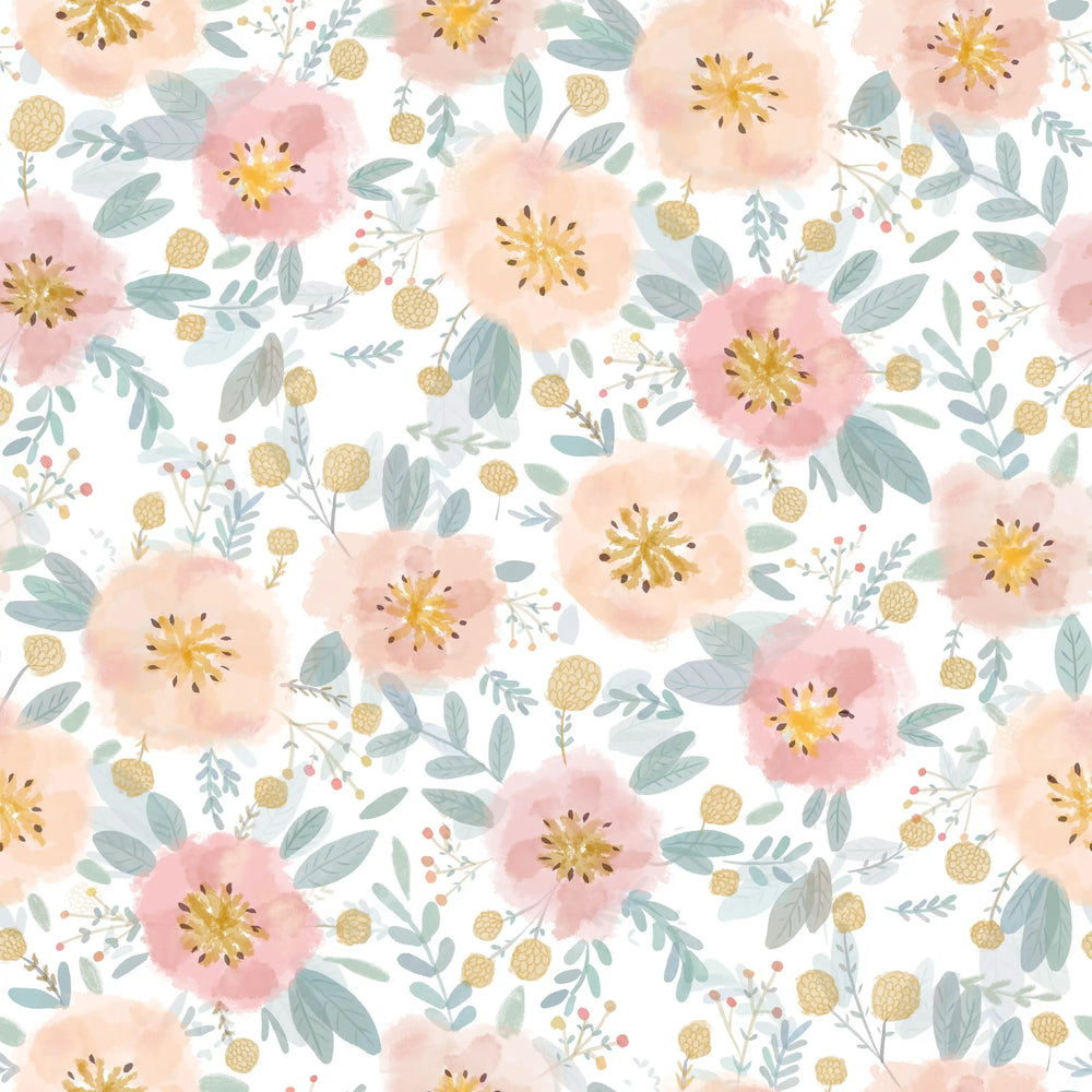 Wild Roses Light Pastel