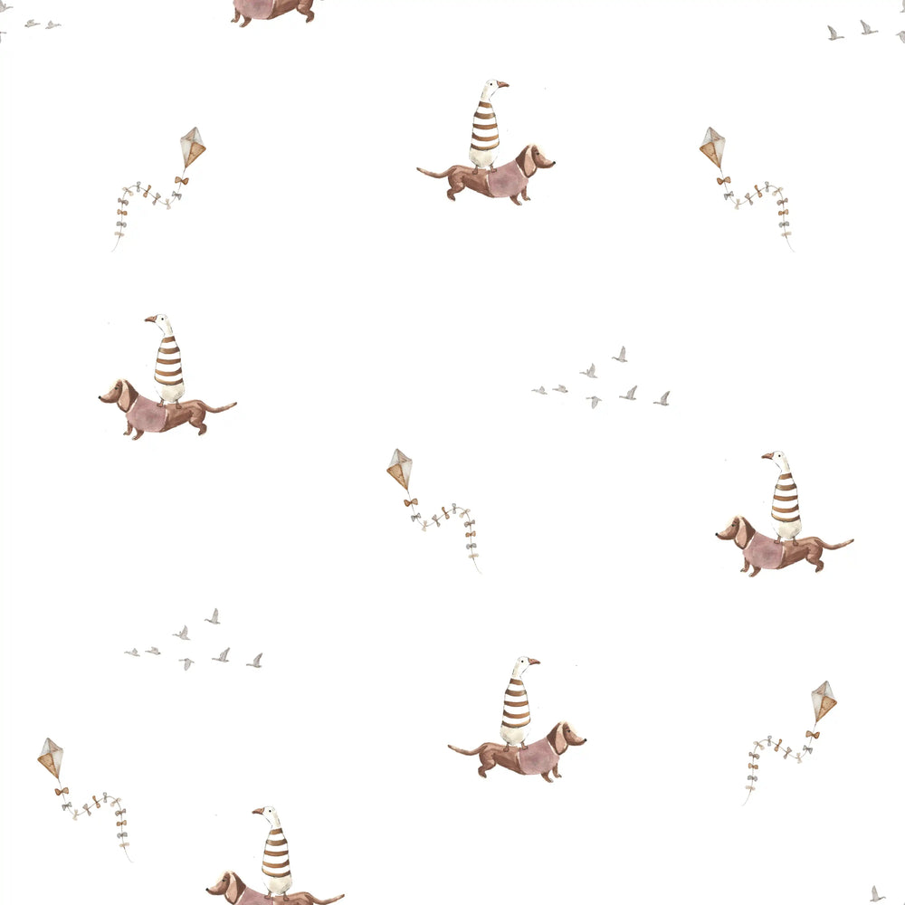 Dachshund Ducks Pink