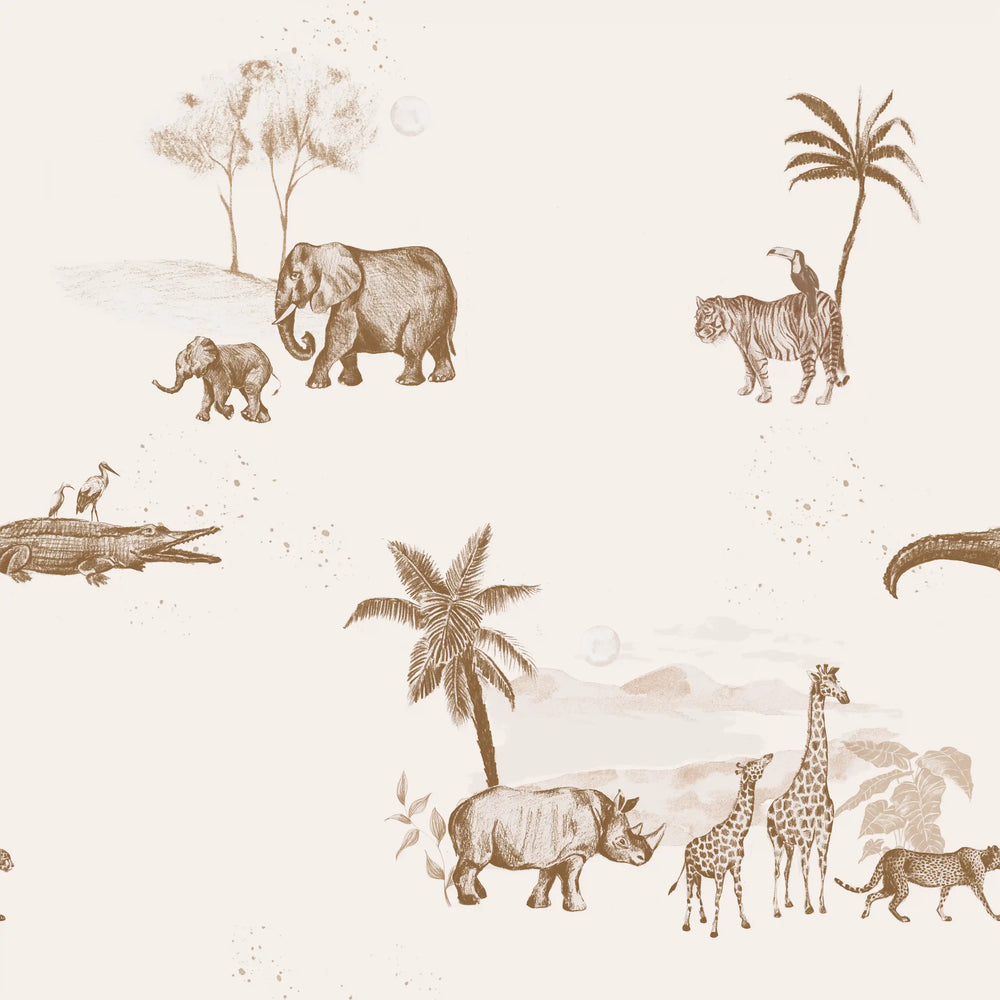 Vintage Jungle Taupe