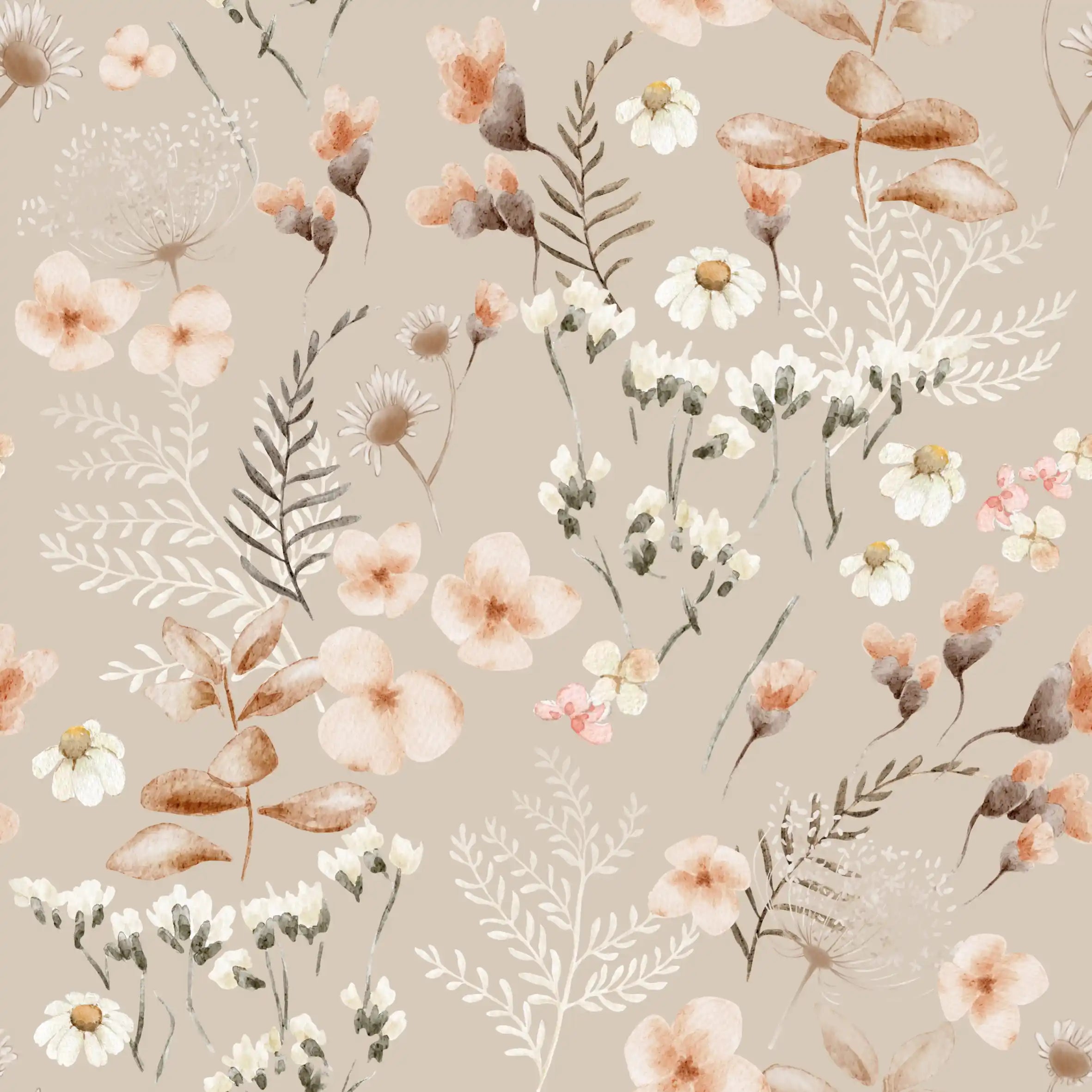 Floral Alina Beige
